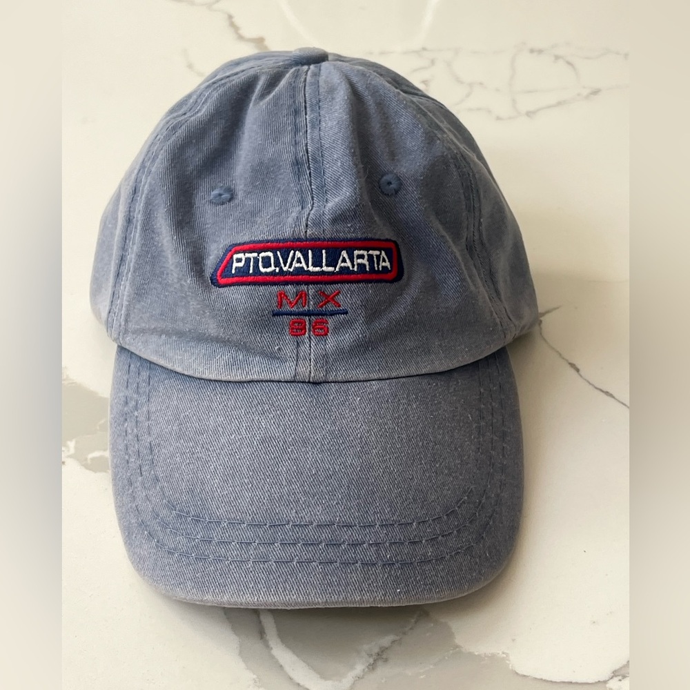 Puerto Vallarta  Blue Adjustable Cap